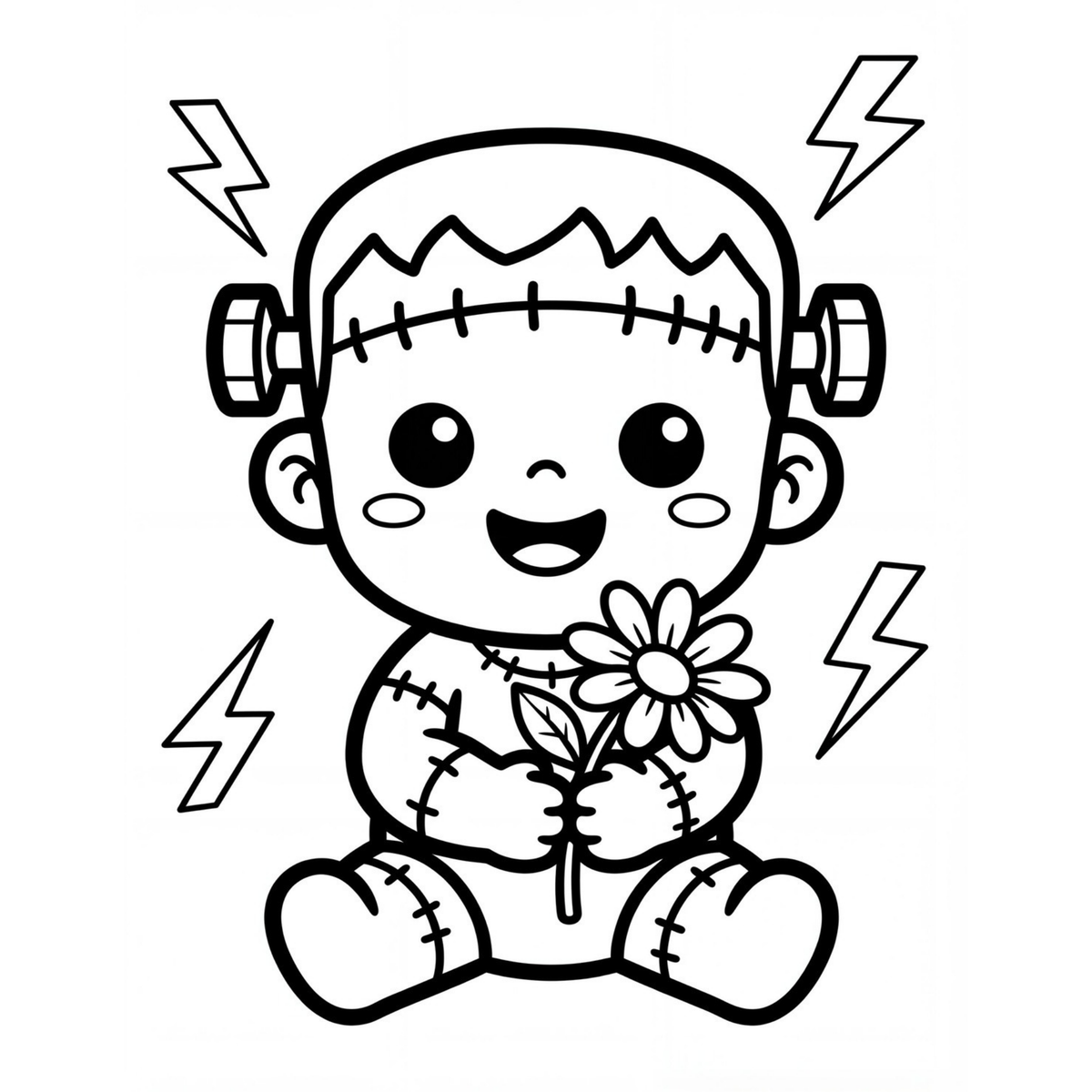 Spooky Cute Mega Bundle – 4 Digital Coloring Books