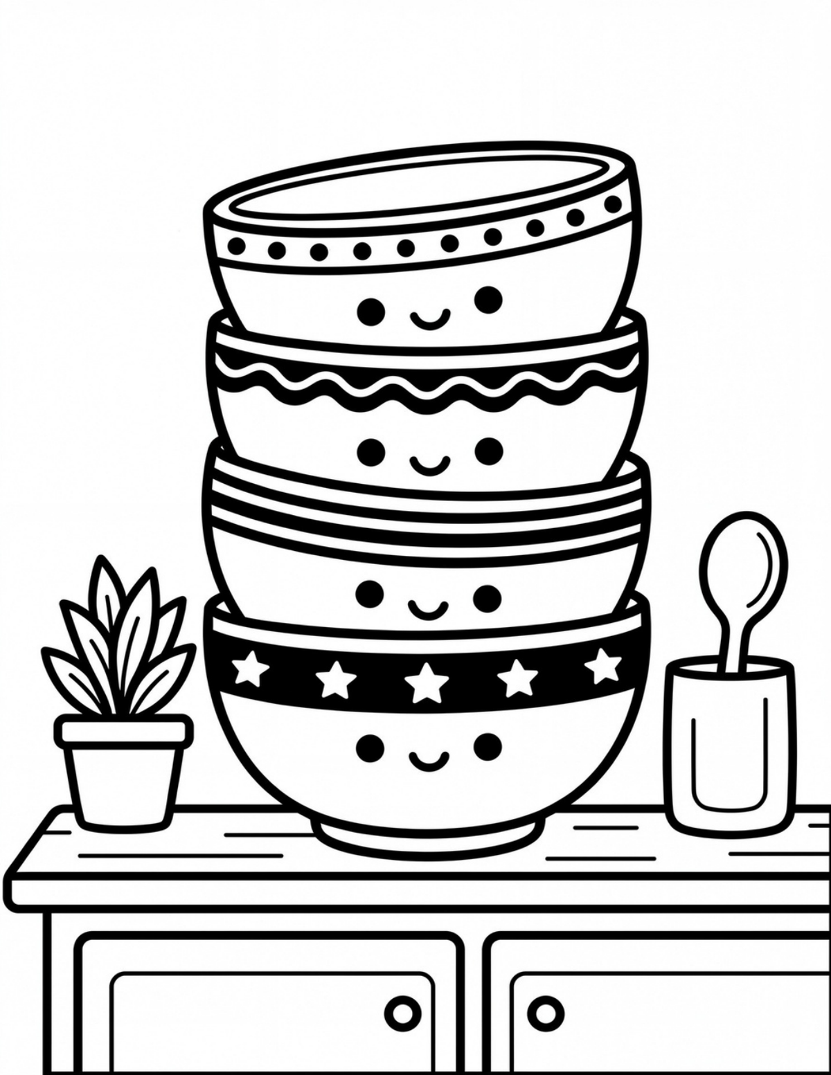 Cozy Little Things sample coloring page 3