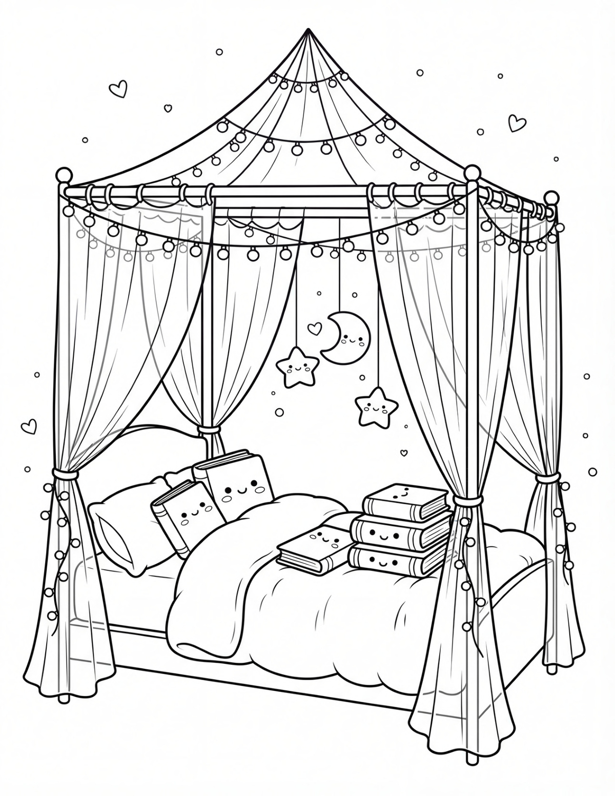 Bundles · Hygge Home Moments, included in Cozy & Spooky — original colouring page