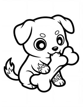 Sample coloring page from Creepy Cute Creatures, included in Cozy & Spooky Mega Bundle – 5 Coloring Books