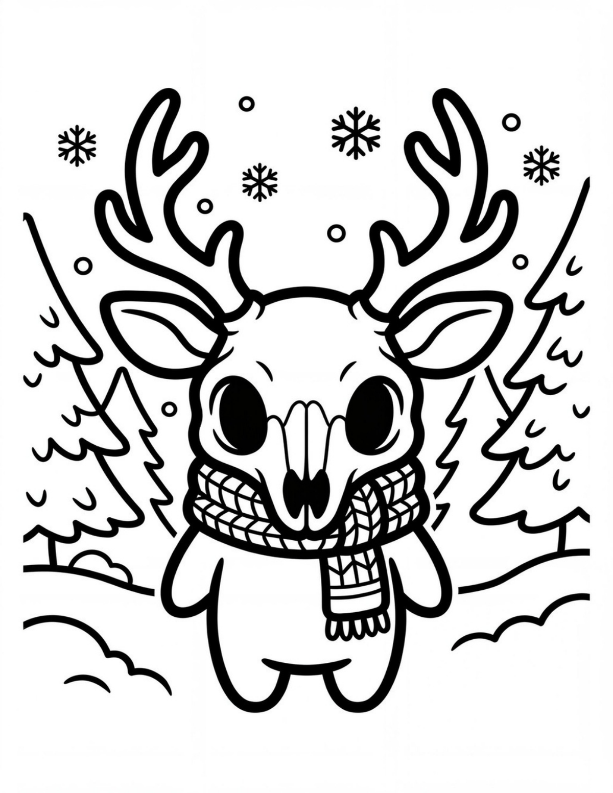 Creepy Cute Creatures sample coloring page 2