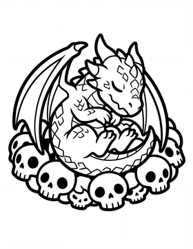 Creepy Cute Creatures sample coloring page 4