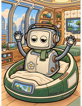 Cyber Cozy: B-0s Adventures Coloring Pages PDF