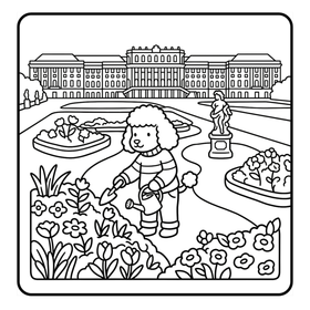Little Travelers sample coloring page 4