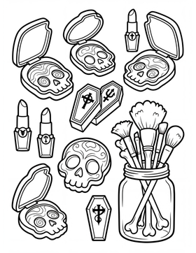 Spooky Cozy sample coloring page 2