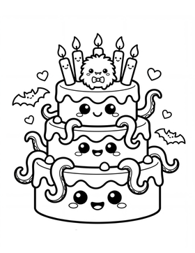 Spooky Cozy sample coloring page 3