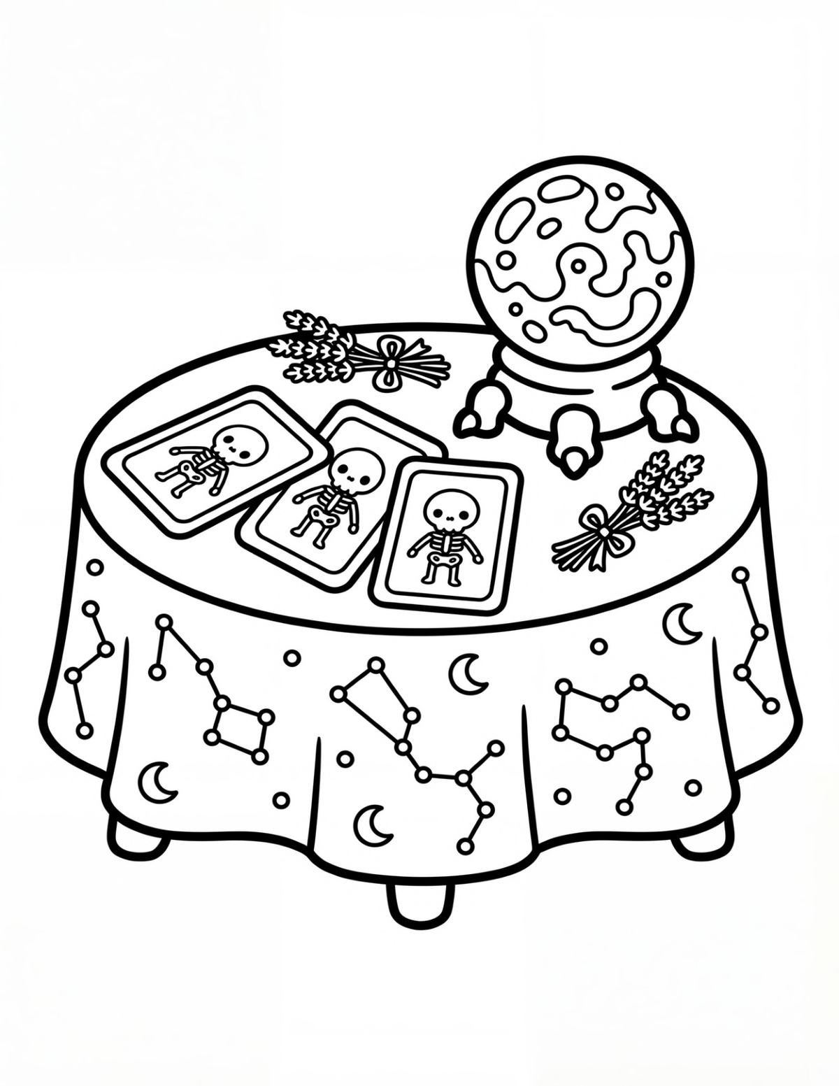 Spooky Cozy sample coloring page 4