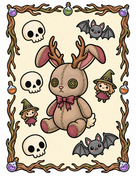 Spooky Cute Mega Bundle – 4 Digital Coloring Books