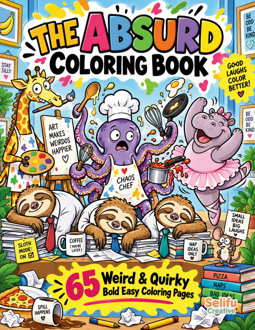 The Absurd Coloring Book coloring book cover