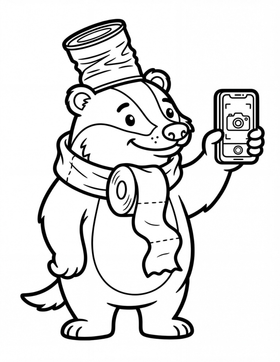 The Absurd Coloring Book sample coloring page 4
