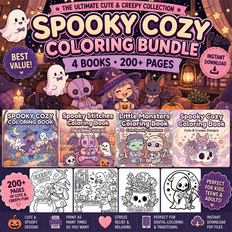 Spooky Cozy Ultimate Collection bundle